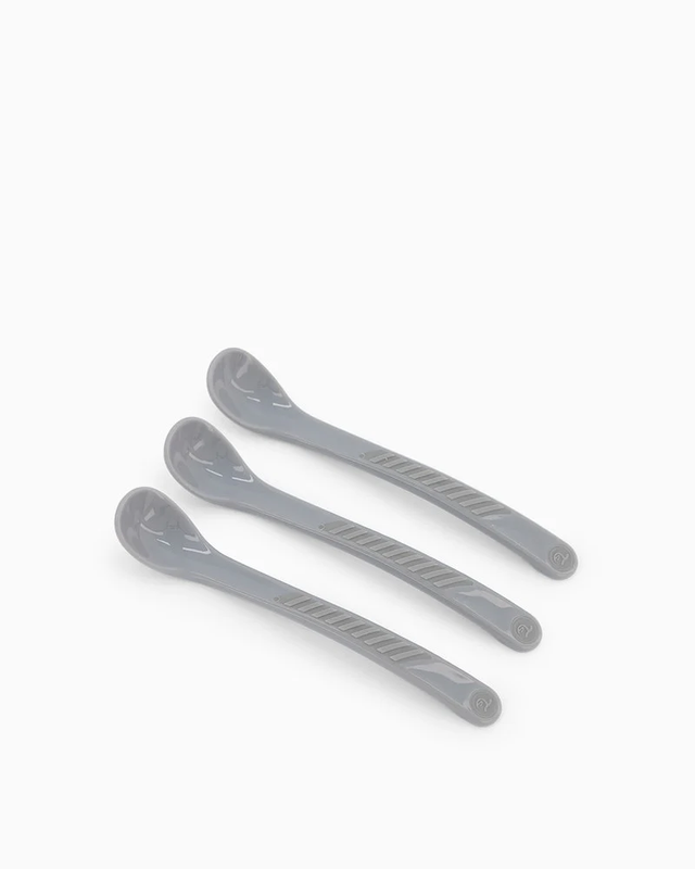 Cuchara de alimentación Twistshake 4+m 3 uns Gris Pastel
