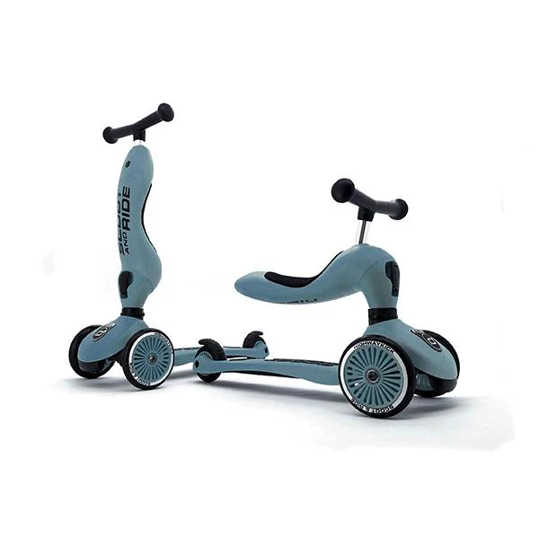 Scoot and Ride Scooter 2 en 1 Highway Kick 1 Acero