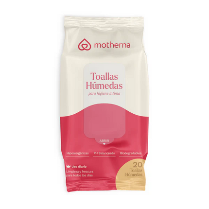 Toallas húmedas íntimas Motherna 20 uns (vu)