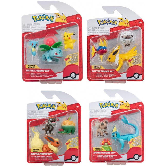 POKEMON PACK 3 FIGURAS ASST.