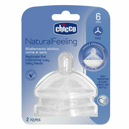 2 TETINA NATURAL FEELING 6M+ F COMIDA