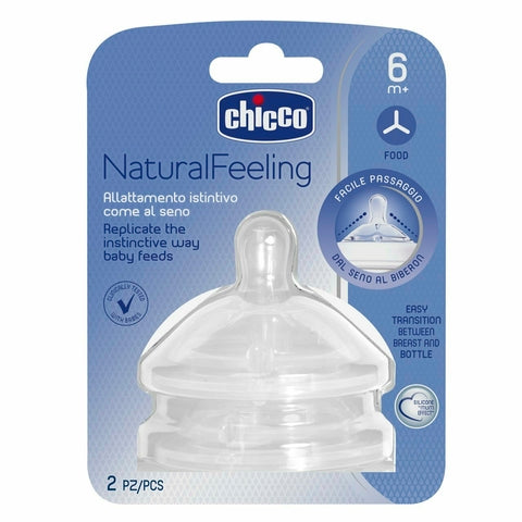 2 TETINA NATURAL FEELING 6M+ F COMIDA