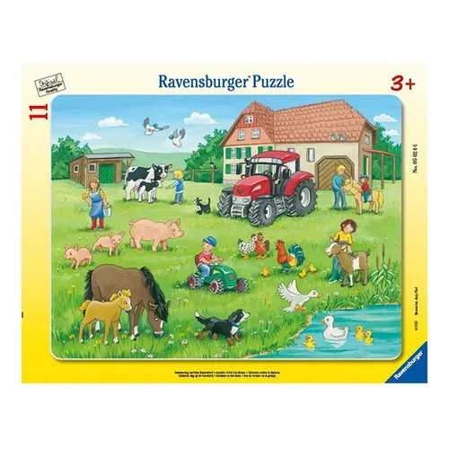 Puzzle enmarcado - Verano en la granja