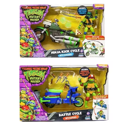 TMNT PELÍC. TORTUGA NINJA Y MOTO