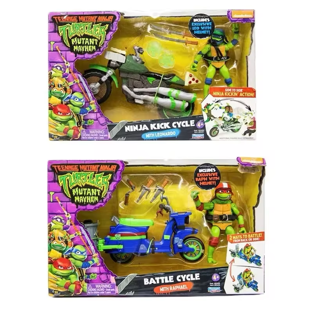 TMNT PELÍC. TORTUGA NINJA Y MOTO