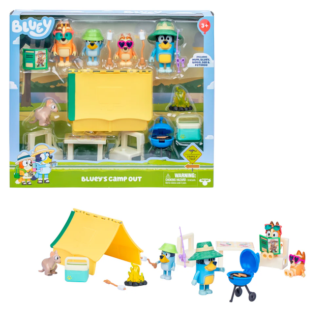 BLUEY PLAYSET CAMPAMENTO