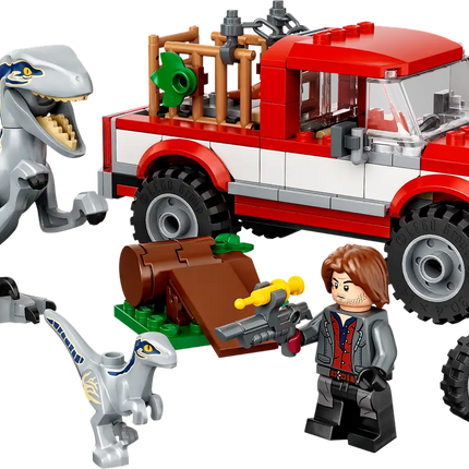 LEGO JURASSIC WORLD CAPTURA DE LOS VELOCIRRAPTORES BLUE Y BETA