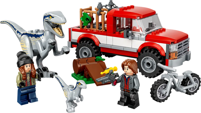 LEGO JURASSIC WORLD CAPTURA DE LOS VELOCIRRAPTORES BLUE Y BETA