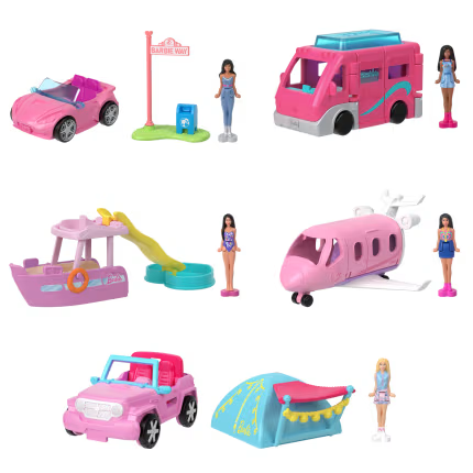 LAT BRB MINI BARBIELAND VEHICLES ASST