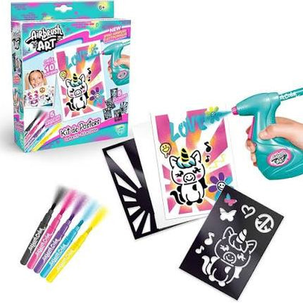 AIRBRUSH ART MINI POSTER KIT