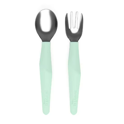 Pack De 2 Cubiertos Metálicos Verde