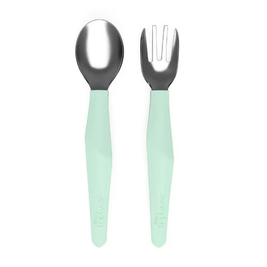 Pack De 2 Cubiertos Metálicos Verde