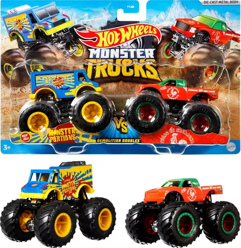 LAT HW MONSTER TRUCKS 1:64 2-PACK ASST