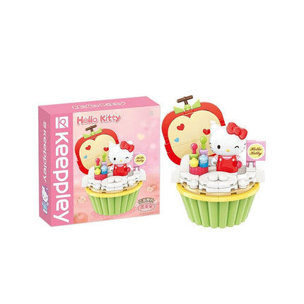 Hello Kitty Cupcake – ¡Un Dulce Modelito de Sanrio! Bloques de Construcción 121 pcs