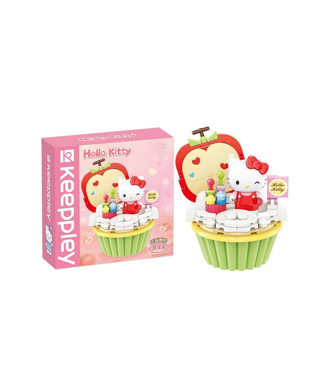 Hello Kitty Cupcake – ¡Un Dulce Modelito de Sanrio! Bloques de Construcción 121 pcs