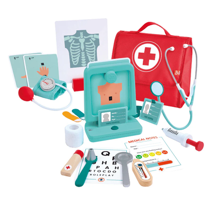 Set medico del pequeño doctor de