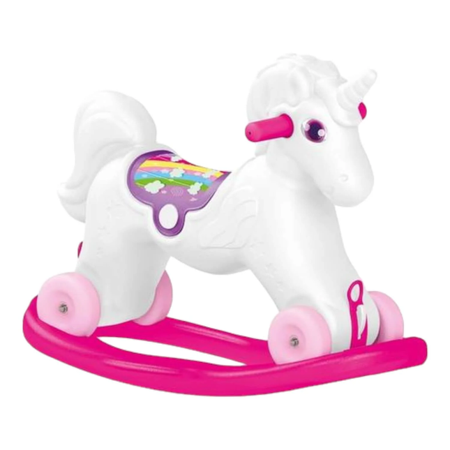 Unicornio Mecedor Con Ruedas