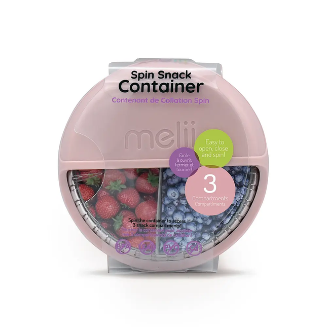 Contenedor De Snacks Spin Rosado