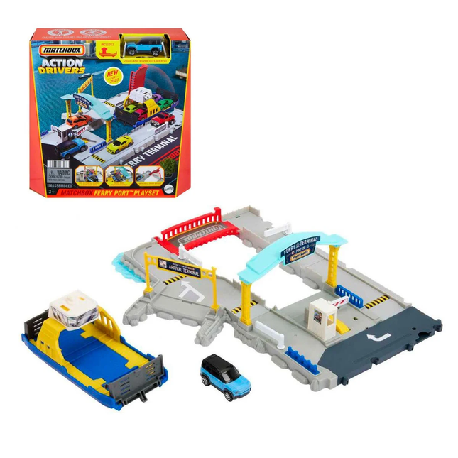 MATCHBOX PLAYSET DE ACCIÓN PUERTO DE FERRY