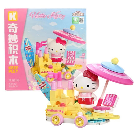 Hello Kitty en desfile de carrozas de playa Bloques de Construcción 97 pcs
