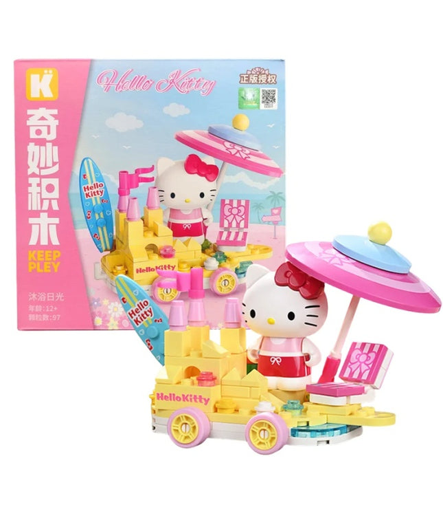 Hello Kitty en desfile de carrozas de playa Bloques de Construcción 97 pcs