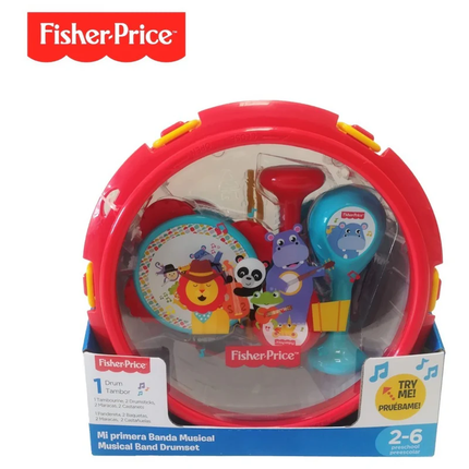 MUSICAL FISHER PRICE BANDA BATERIA SET
