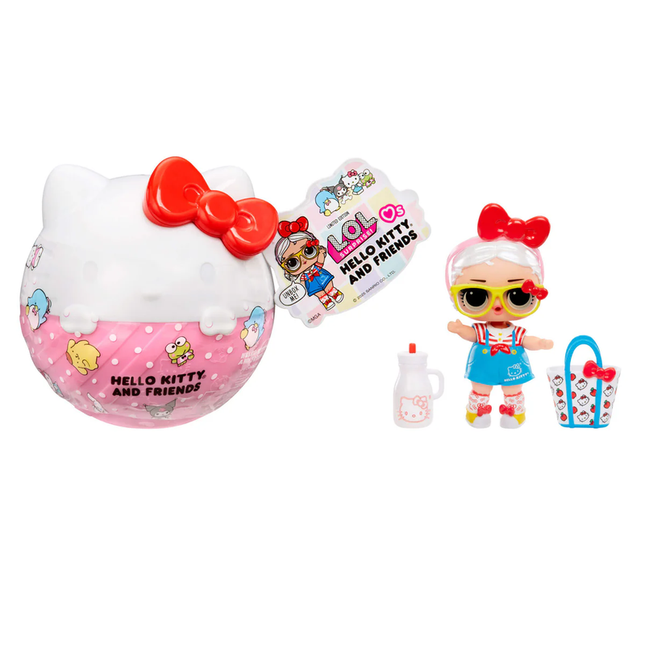 L.O.L. SURPRISE LOVES HELLO KITTY & FRIENDS TOTS CORE CHARACTERS ASST IN PDQ