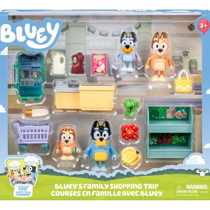 BLUEY VIAJE DE COMPRAS FAMILIAR
