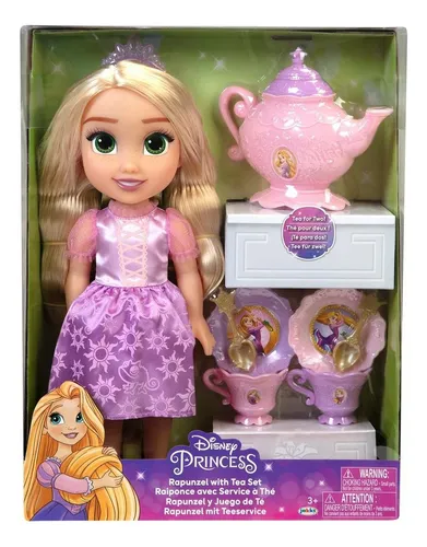 MUÑECA DISNEY PRINC. RAPUNZEL FULL FASHION C/JUEGO DE TÉ