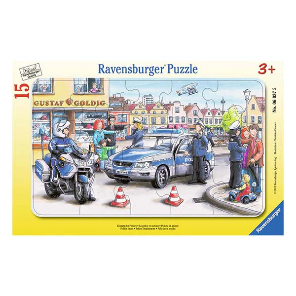 Puzzle enmarcado - La policía