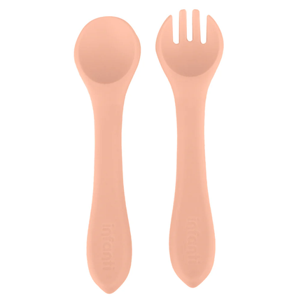 SET CUCHARA Y TENEDOR TERRACOTA