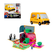 SUPER MARIO MOVIE MINI WORLD VAN PLAYSET