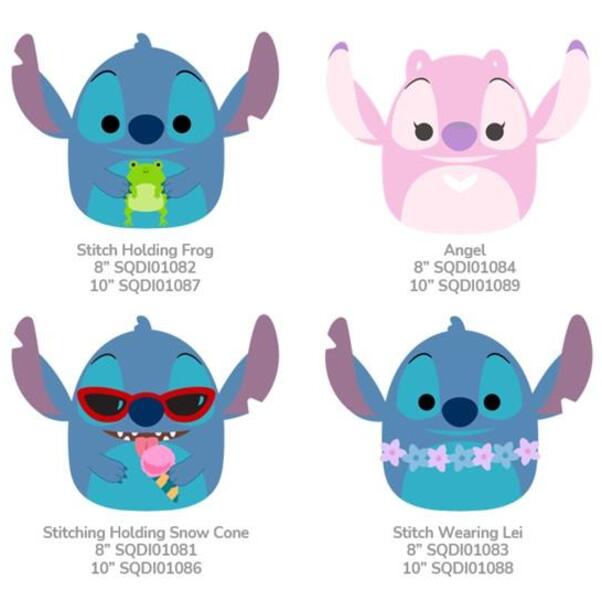SQUISHMALLOWS PELUCHE 16 CM STITCH