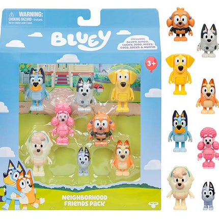 BLUEY PACK 8 FIGURAS S11