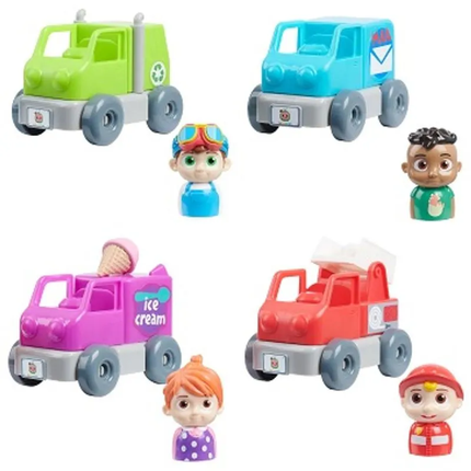 COCOMELON CONSTRUYE AUTO Y FIGURA