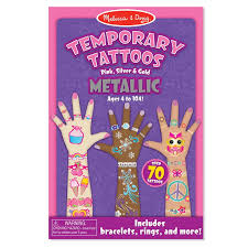 Tatuajes removibles metálicos