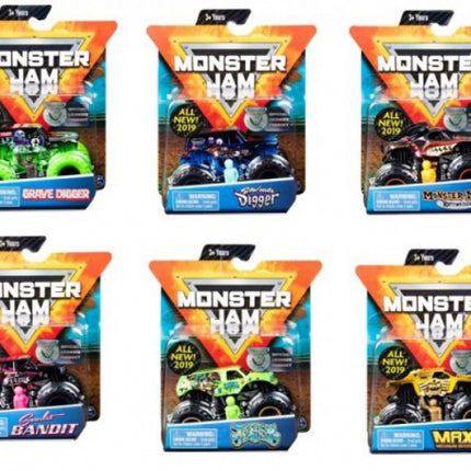 MONSTER JAM VEHICULOS METALICOS  1:64 PACK 1 UN SURTIDO