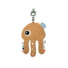 Mini mantita porta chupete Jelly Mostaza