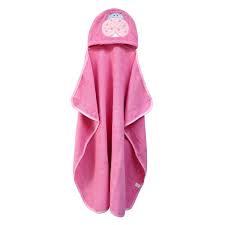 Toalla Capucha   85x75 cms Chinita (rosado oscuro)