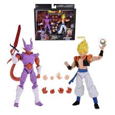 PACK 2 FIGURAS BATALLA DRAGON BALL Z - SUPER SAIYAN GOGETA VS JANIBA