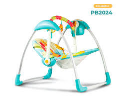 Columpio portatil para bebes azul PIKABOO