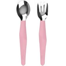 Pack De 2 Cubiertos Metálicos Rosado