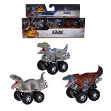 PACK 3 DINOSAURIOS VEHICULO PULLBACK JURASSIC WORLD DOMINION