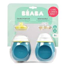 Set BabySqueez' 2 en 1 y Squeez'Portion - Azul