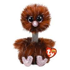 TY BEANIE BOOS ORSON AVESTRUZ CAFÉ MEDIUM