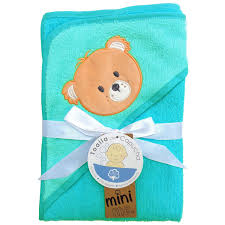 Toalla Capucha 75x75 cms Oso (calipso)