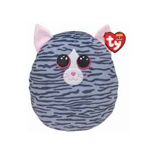 TY SQUISH-A-BOOS KIKI GATO GRIS LARGE