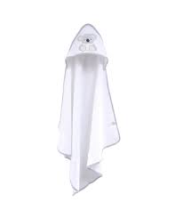 Toalla Capucha 75x75 cms Koala (blanco)