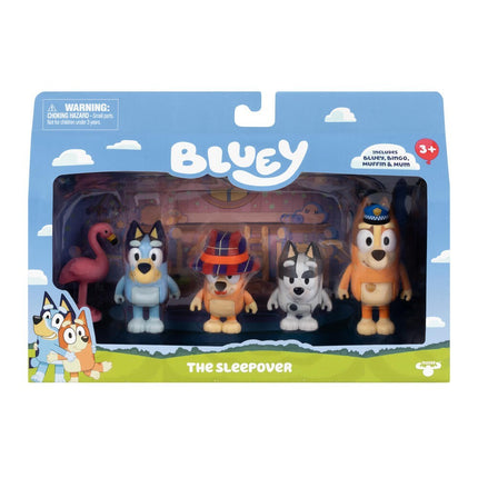 Pack de 4 Figuras La Pijamada Bluey