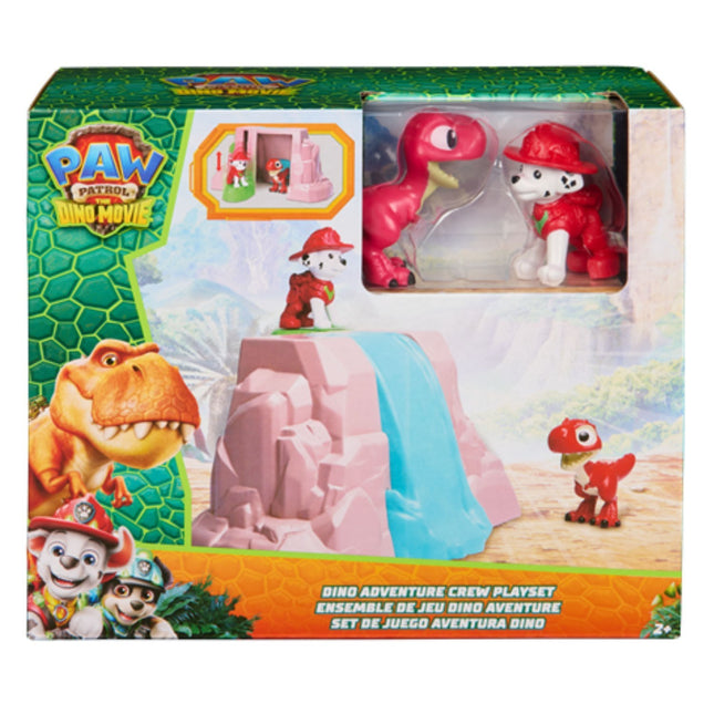 Playset Marshall y Rhubarb Aventura Dino Paw Patrol La Dino Película